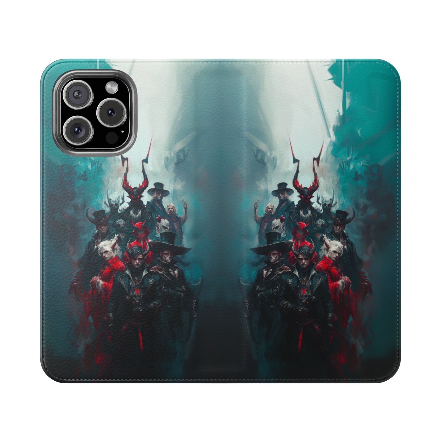 Dark Fantasy Demon Hunters - Wallet Flip Case
