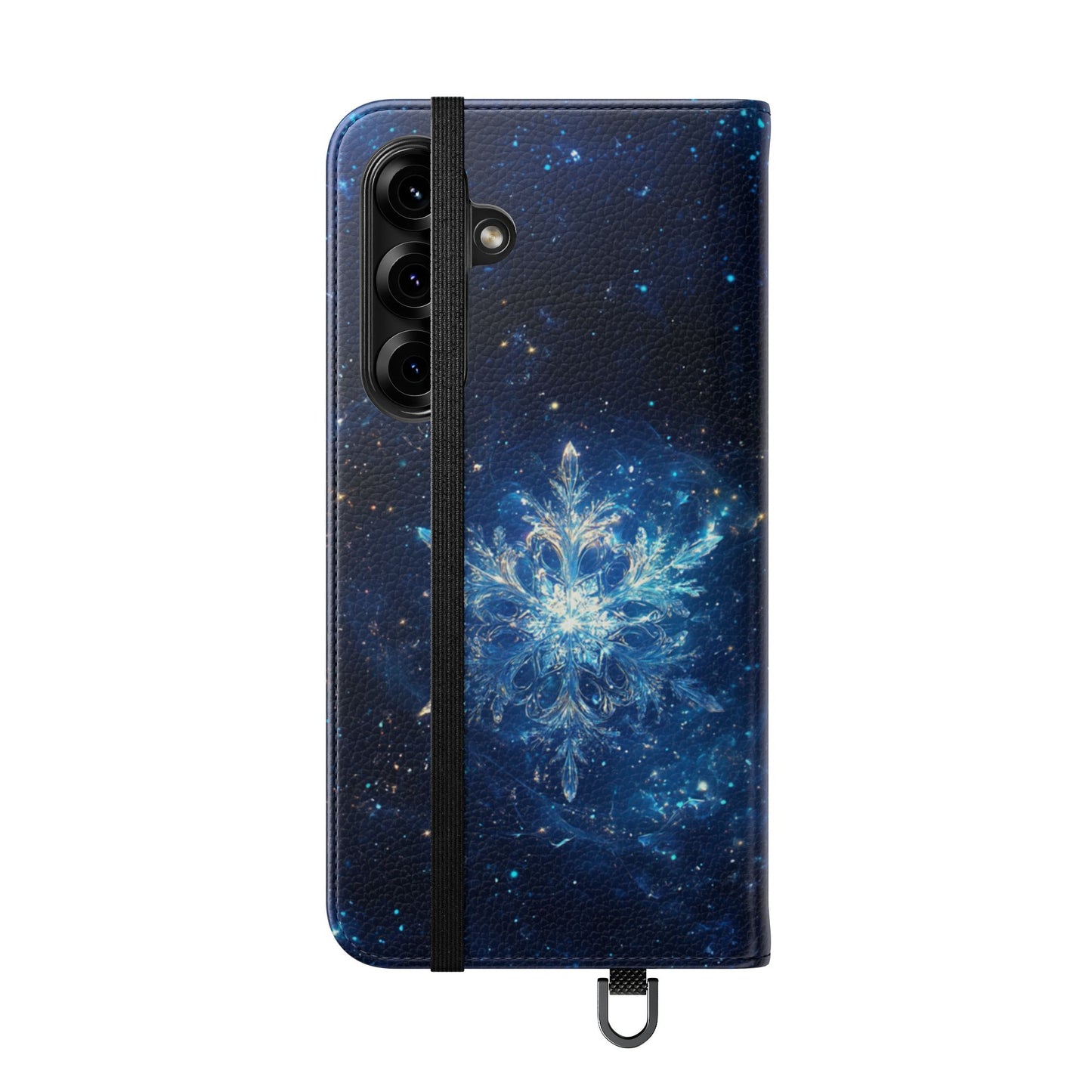 Cosmic Snowflake - Wallet Flip Case