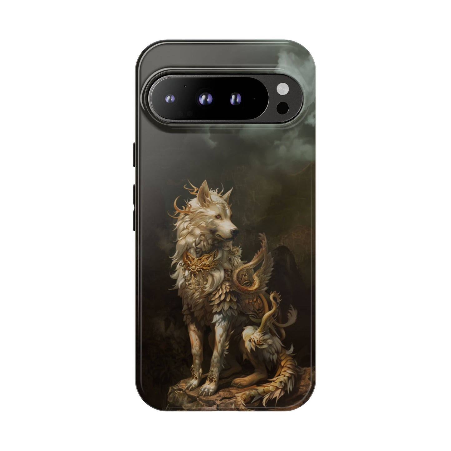 Antlered Wolf Guardian - Tough Google Pixel Case