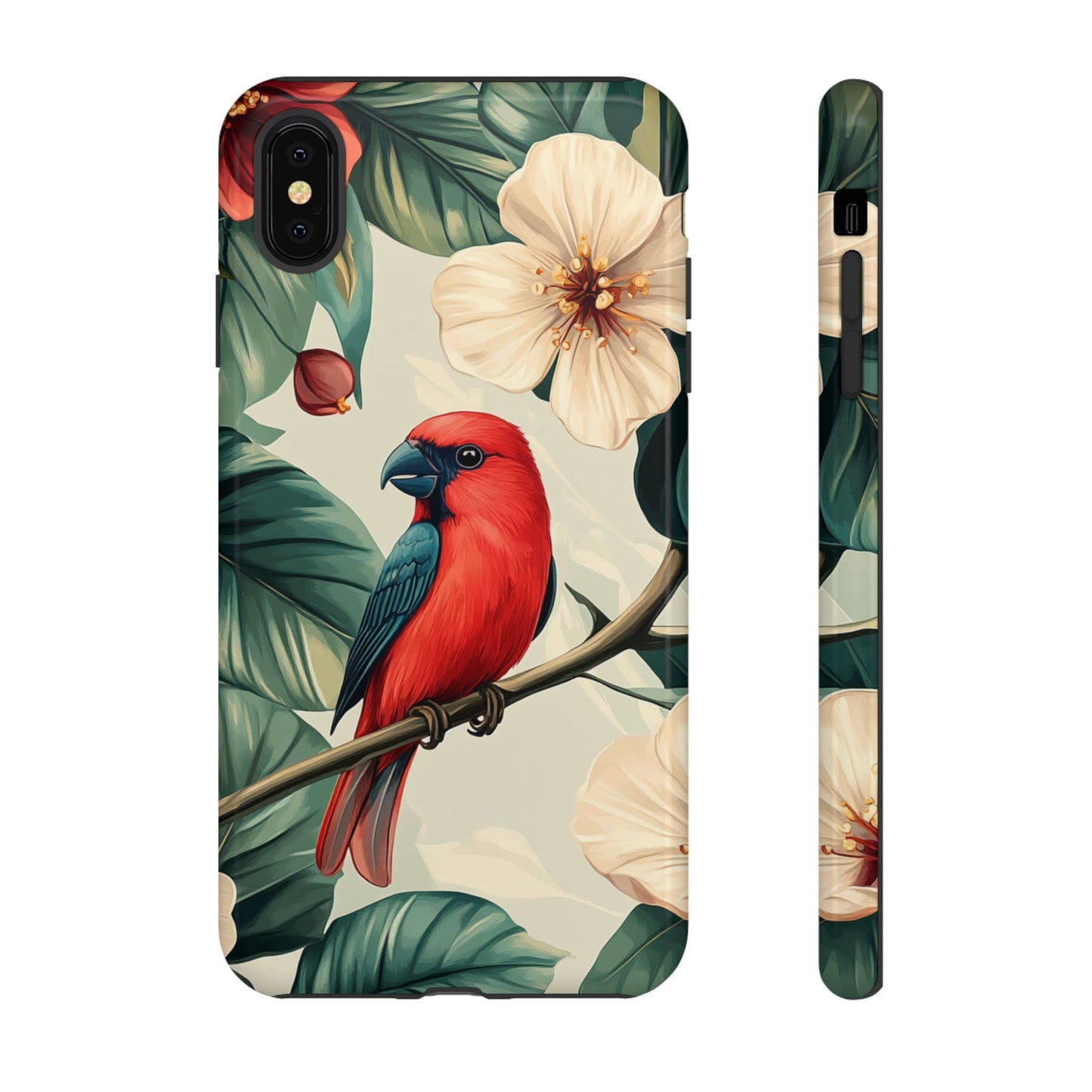 Scarlet Songbird - Tough iPhone Case