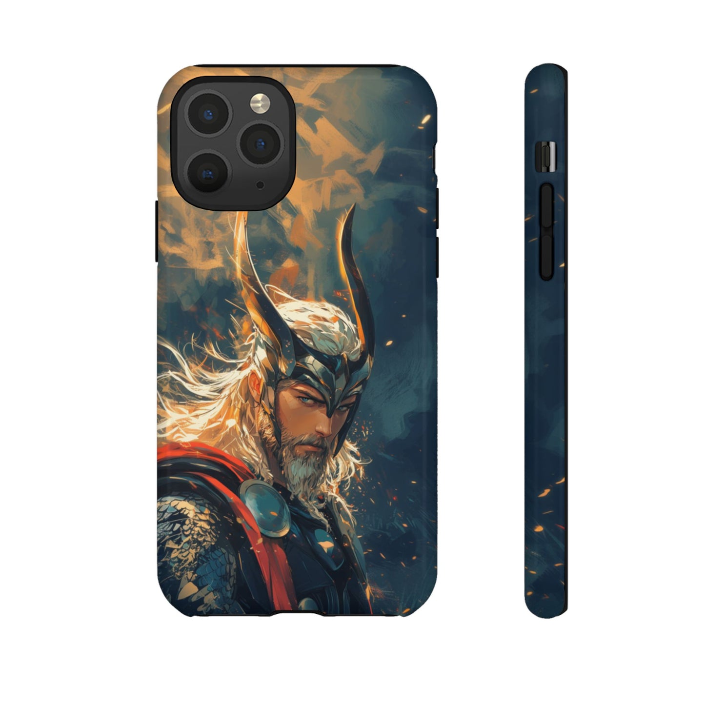 Storm-Bringer: Epic Thor Anime-Style Phone Case - iPhone, Google Pixel, Samsung