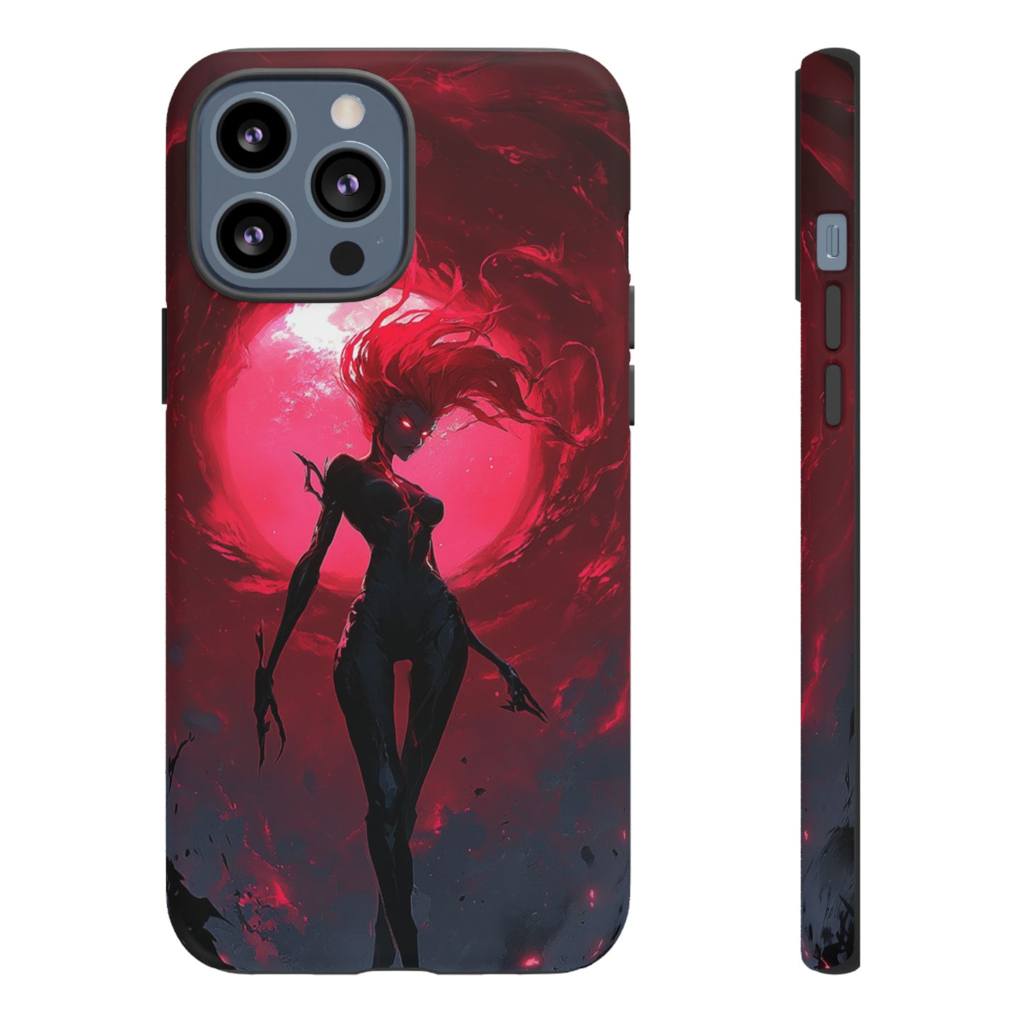 Crimson Eclipse Gothic Gaming Phone Case - iPhone, Google Pixel, Samsung Galaxy