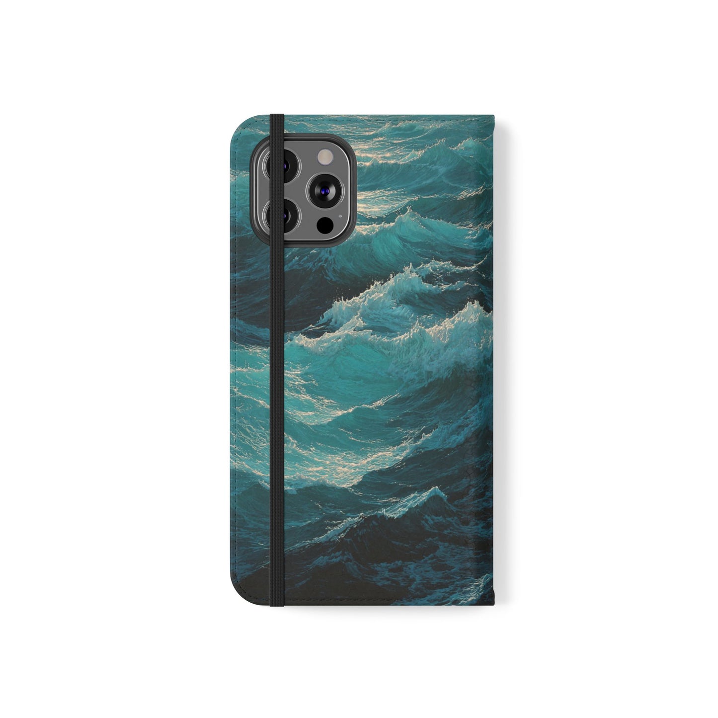 Ocean Waves - Wallet Flip Case