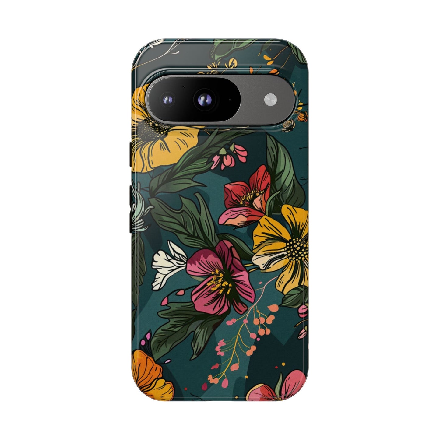 Vintage Floral Bloom – Tough Google Pixel Case