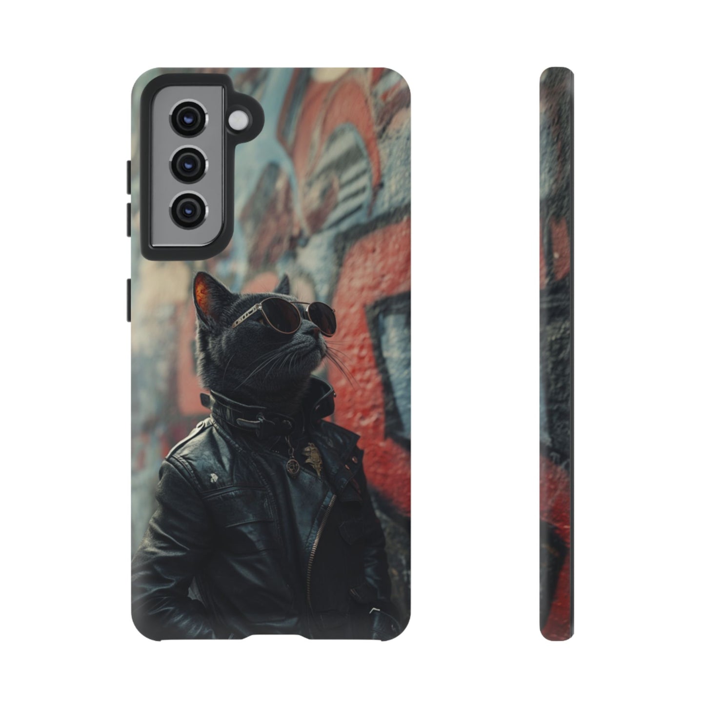 Punk Rock Cat Phone Case – iPhone, Google Pixel, Samsung Galaxy