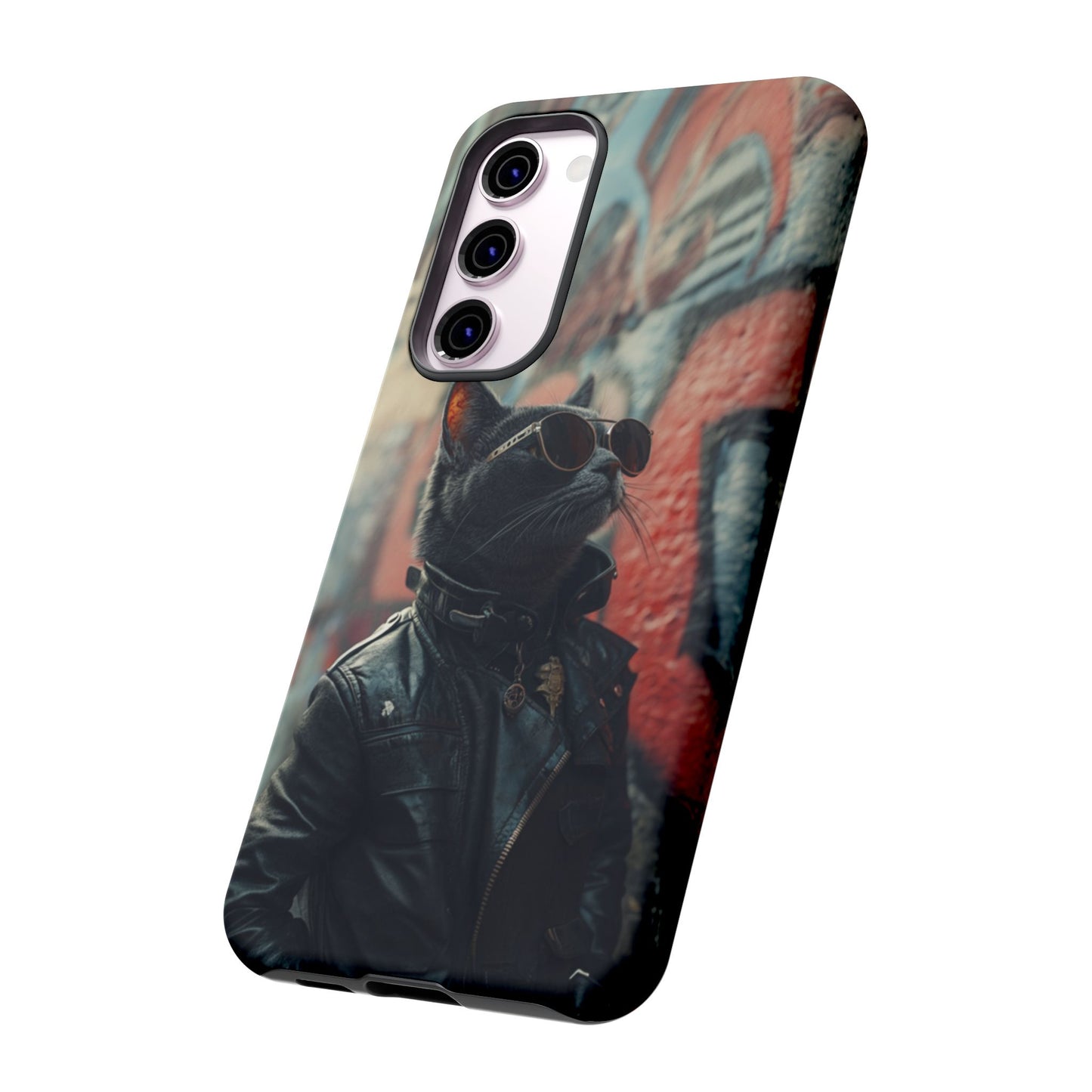 Punk Rock Cat Phone Case – iPhone, Google Pixel, Samsung Galaxy