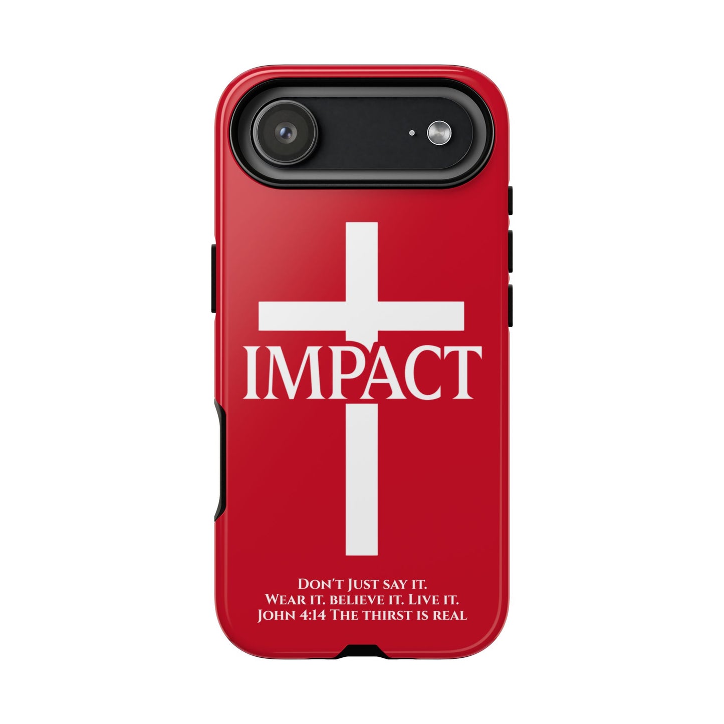 Impact Red - Tough iPhone Case