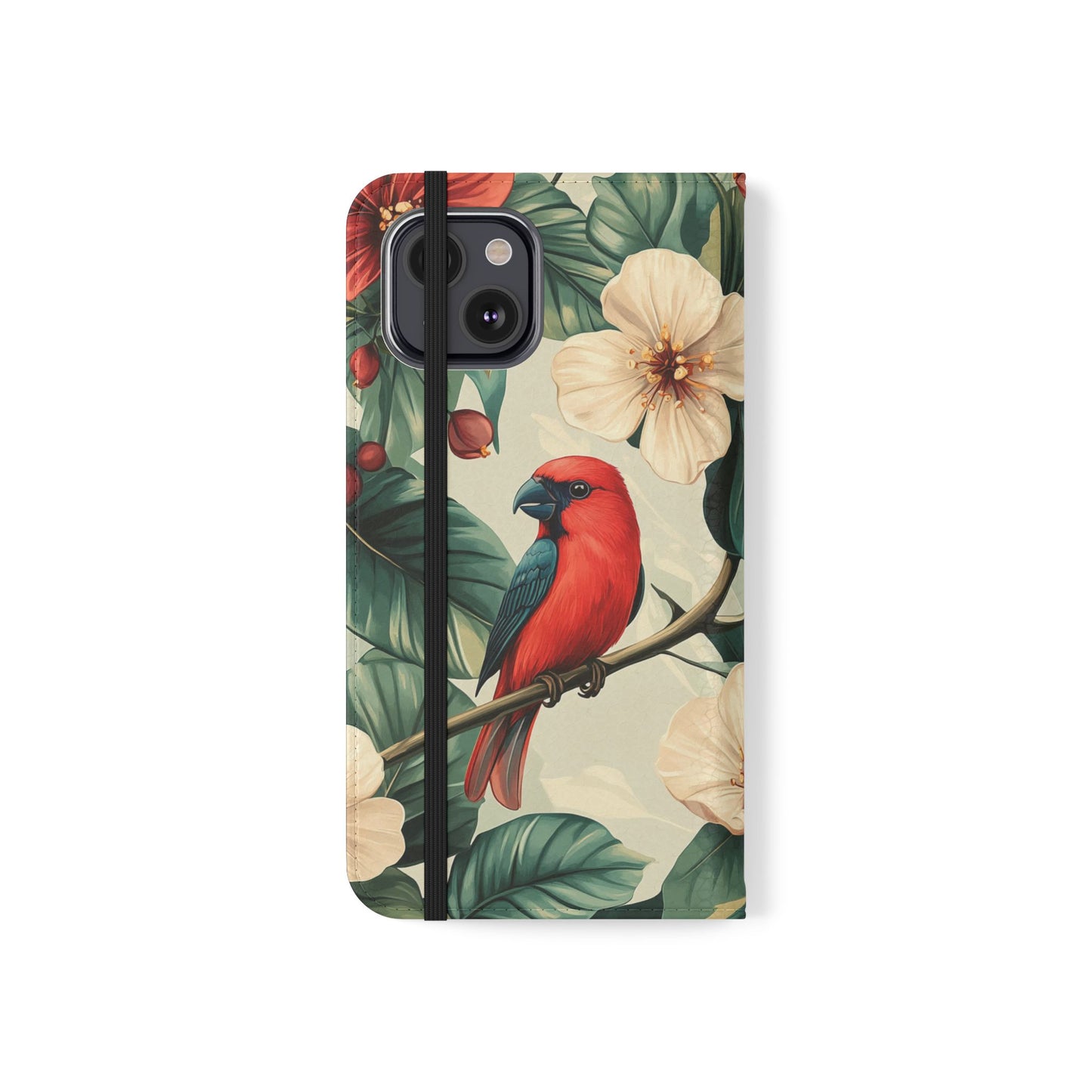 Scarlet Songbird - Wallet Flip Case