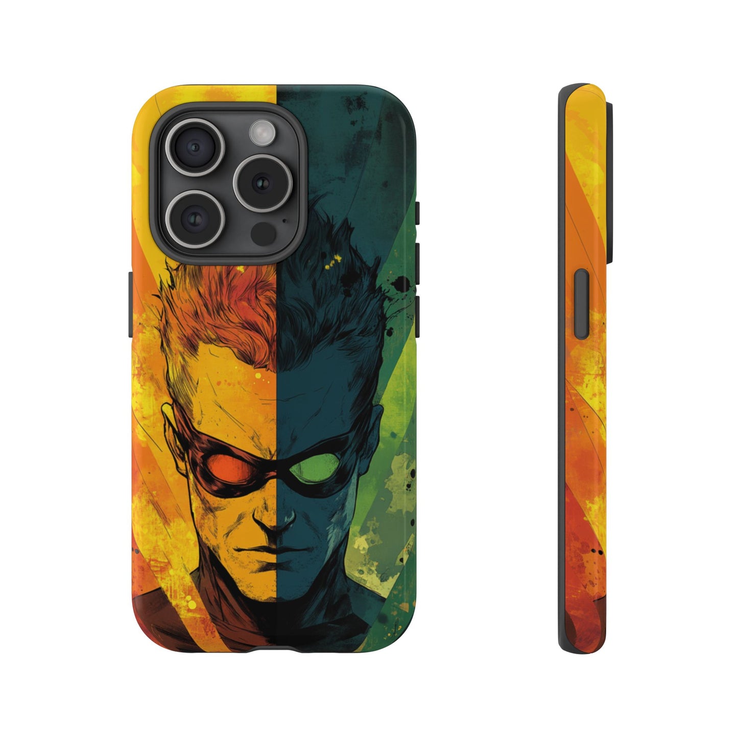 Split Spectrum Hero – Tough iPhone Case