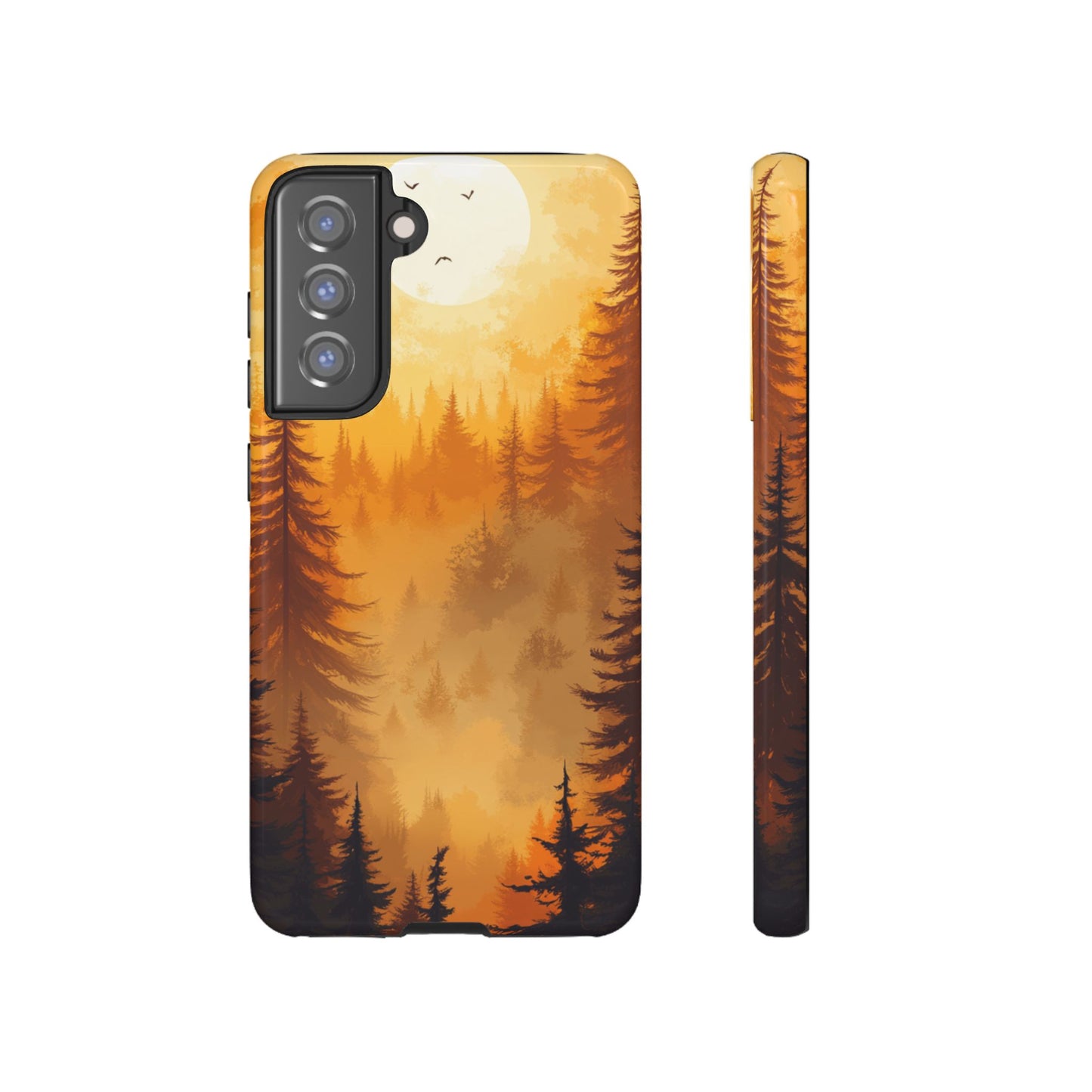 Golden Forest Silhouette – Tough Samsung Galaxy Case