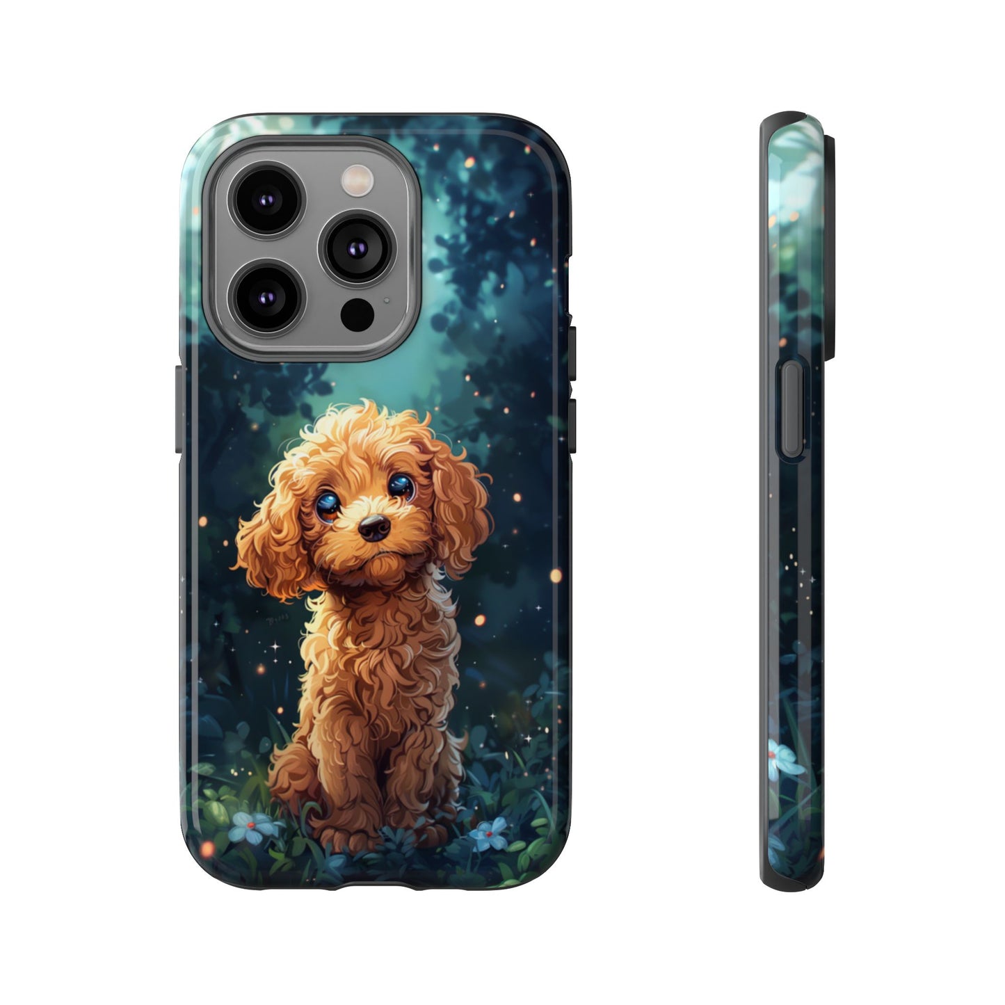 Forest Poodle - Tough iPhone Case