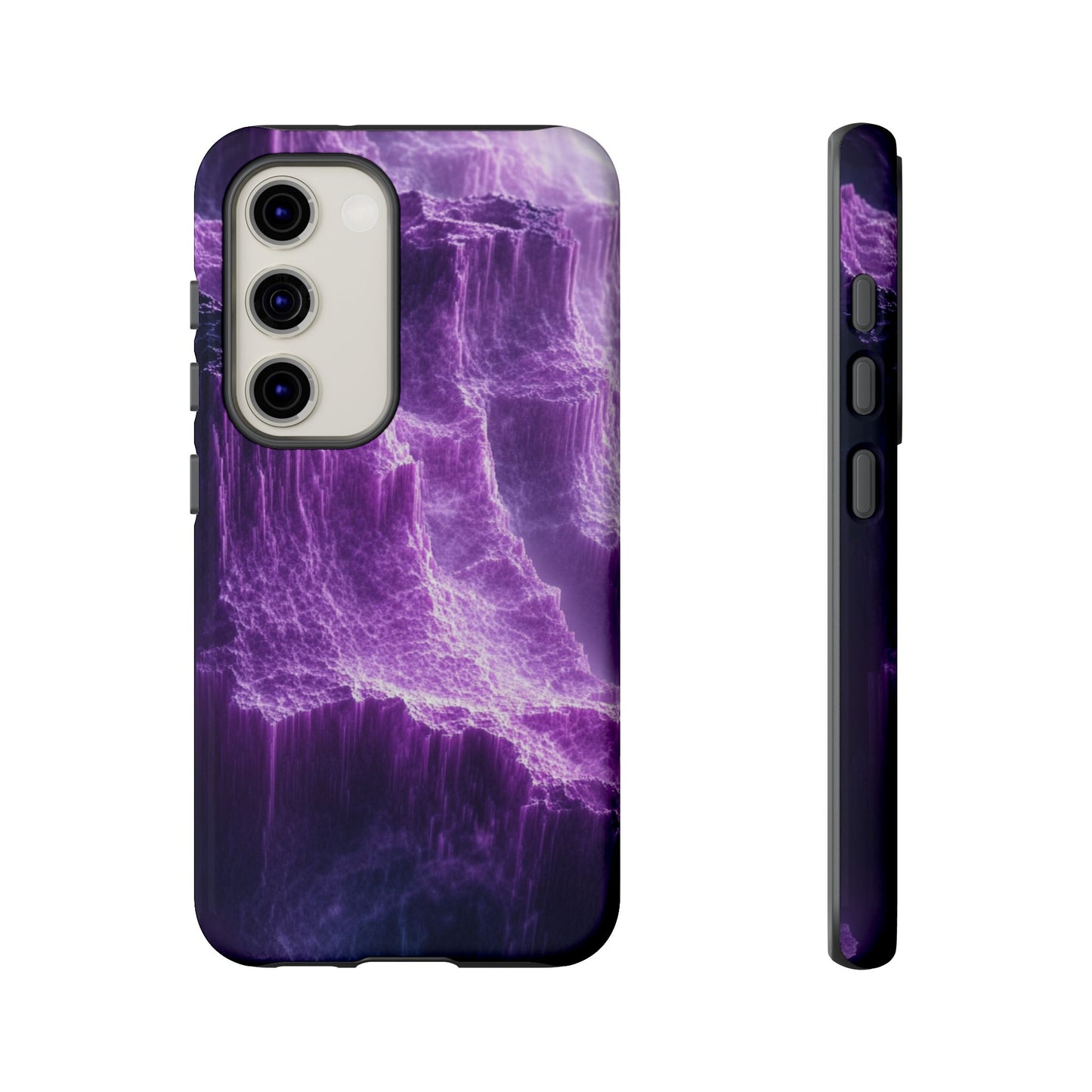 Purple Crystal Canyon - Tough Samsung Galaxy Case