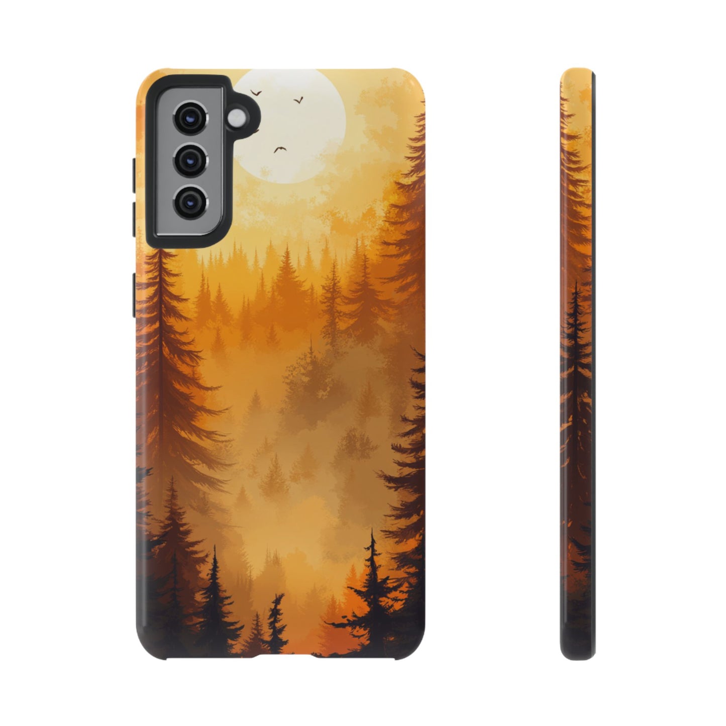Golden Forest Silhouette – Tough Samsung Galaxy Case