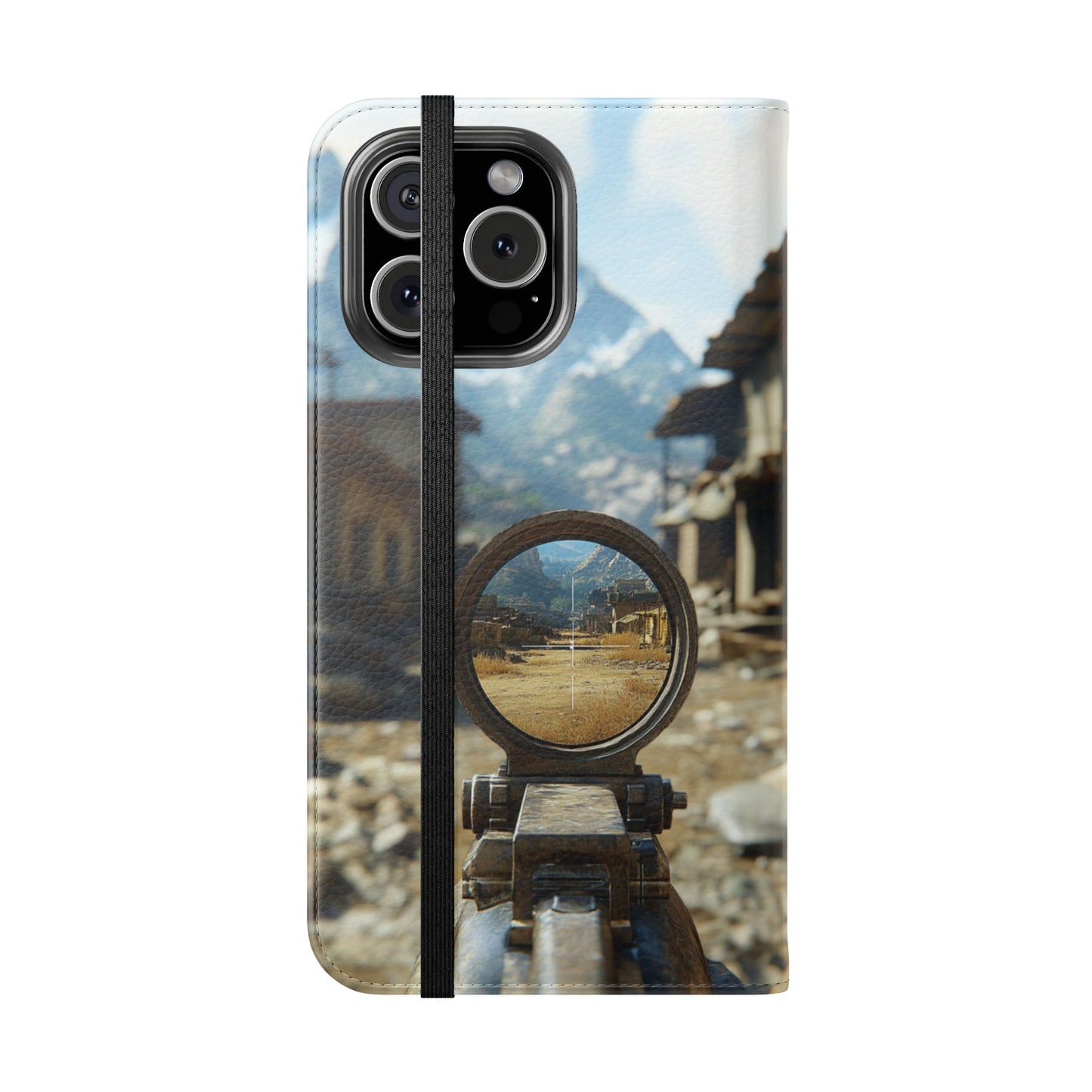 Desert Sniper Focus - Wallet Flip Case