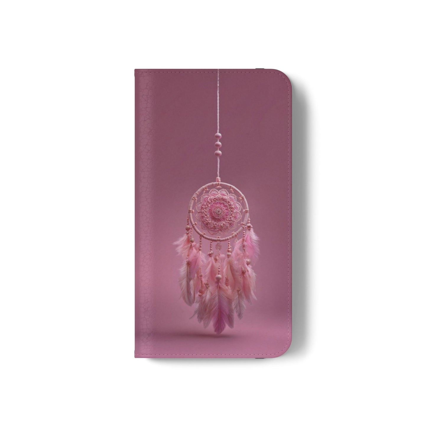 Pink Lace Dreamcatcher - Wallet Flip Case