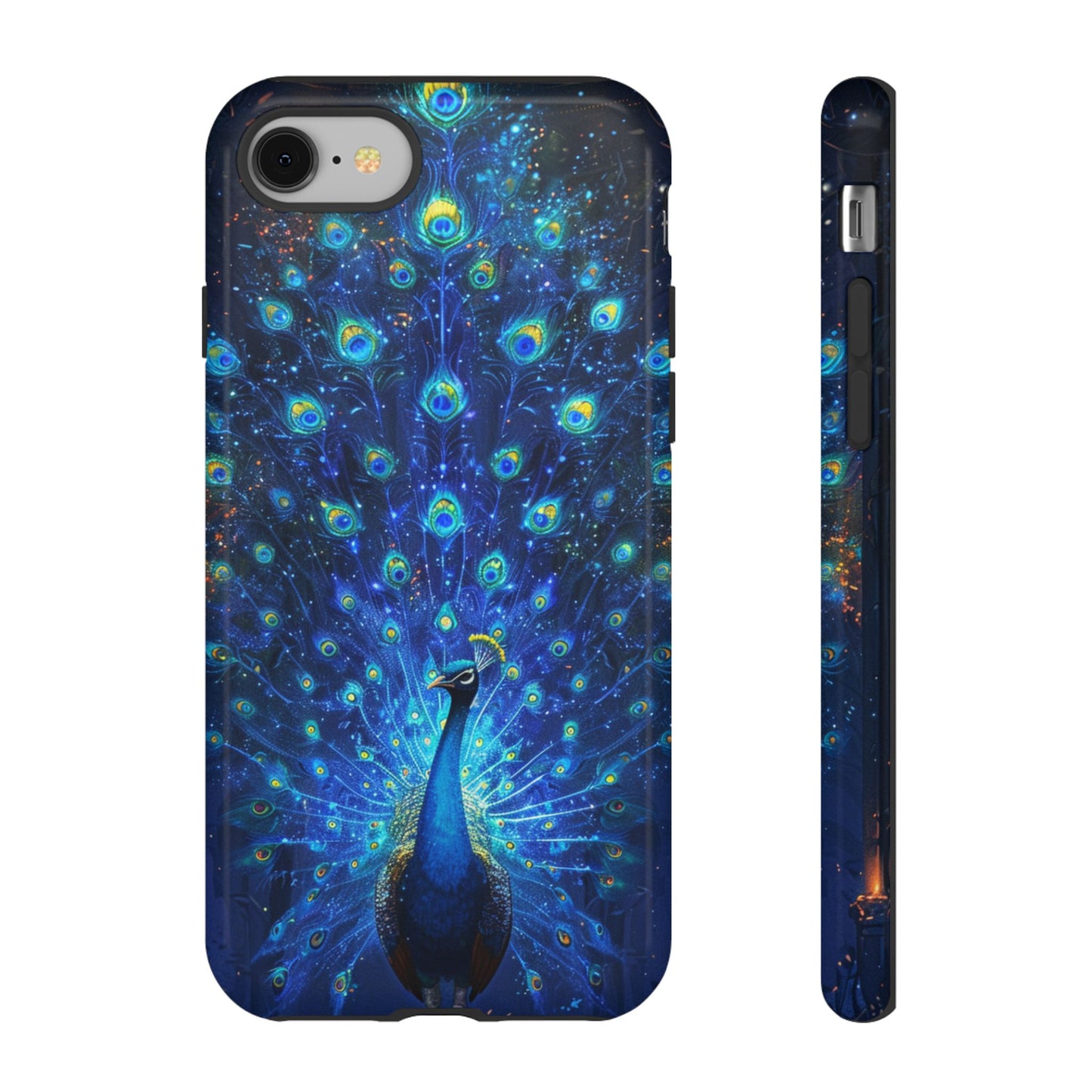 Starlit Peacock Majesty – Tough iPhone Case