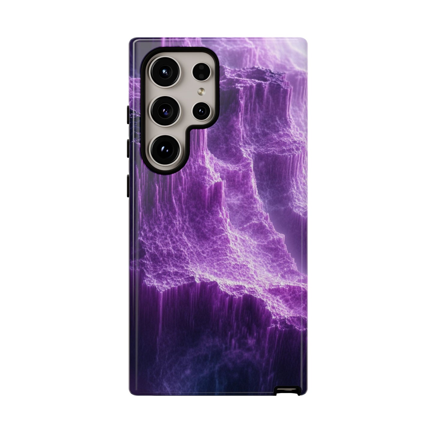 Purple Crystal Canyon - Tough Samsung Galaxy Case