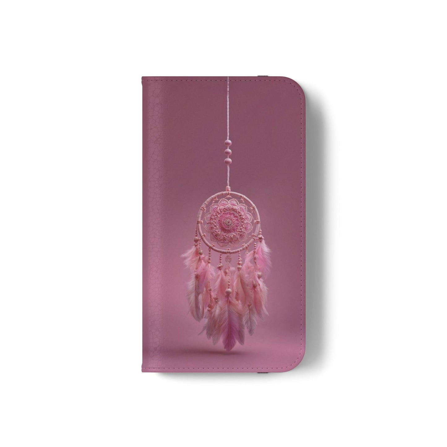 Pink Lace Dreamcatcher - Wallet Flip Case