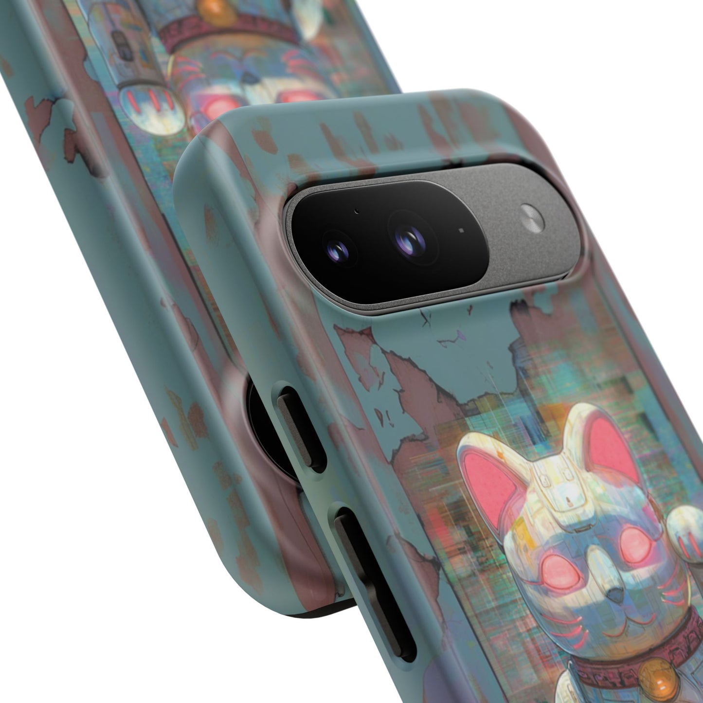 Cyber Lucky Cat - Tough Google Pixel Case