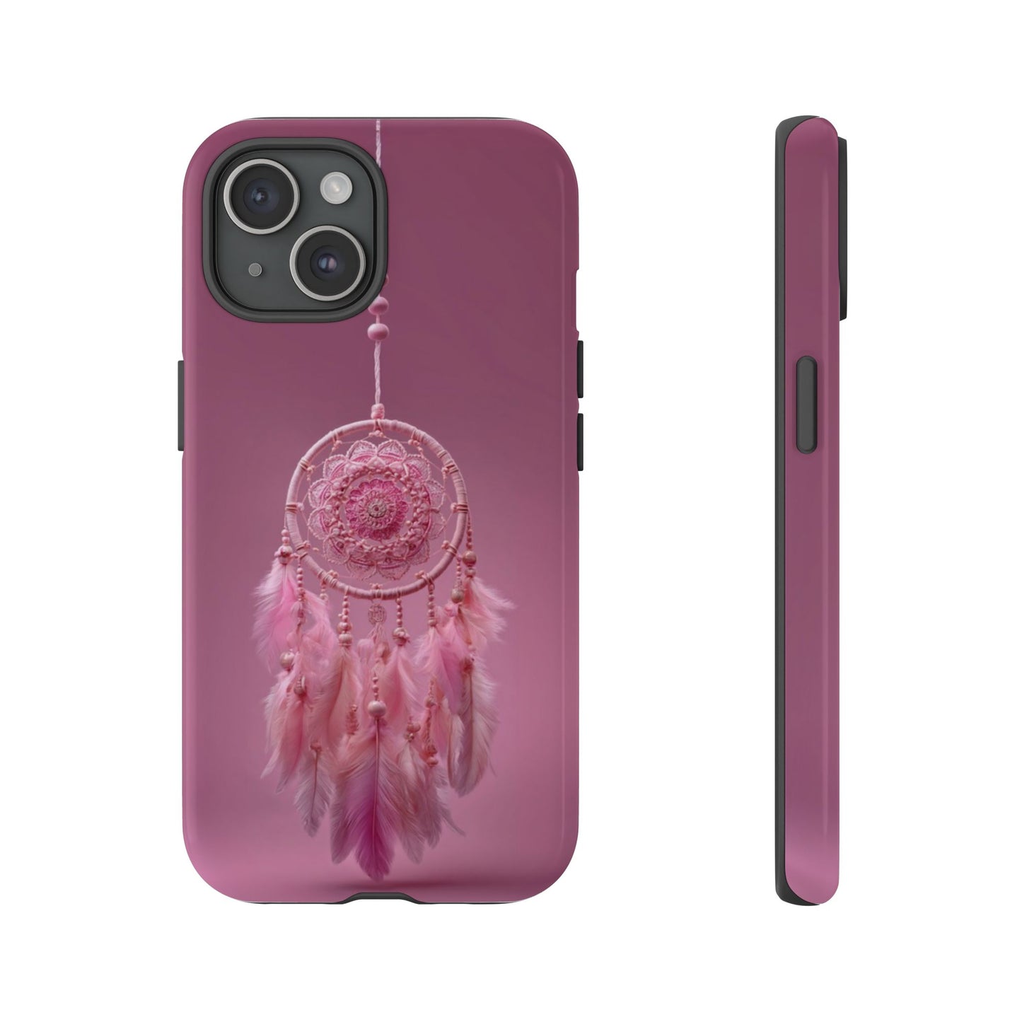 Pink Lace Dreamcatcher - Tough iPhone Case