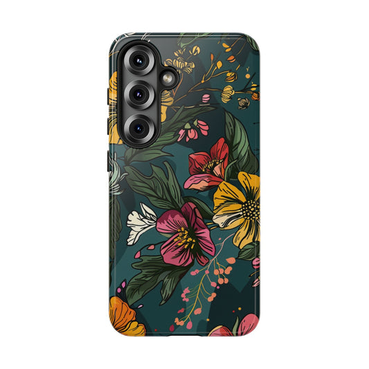 Vintage Floral Bloom – Tough Samsung Galaxy Case