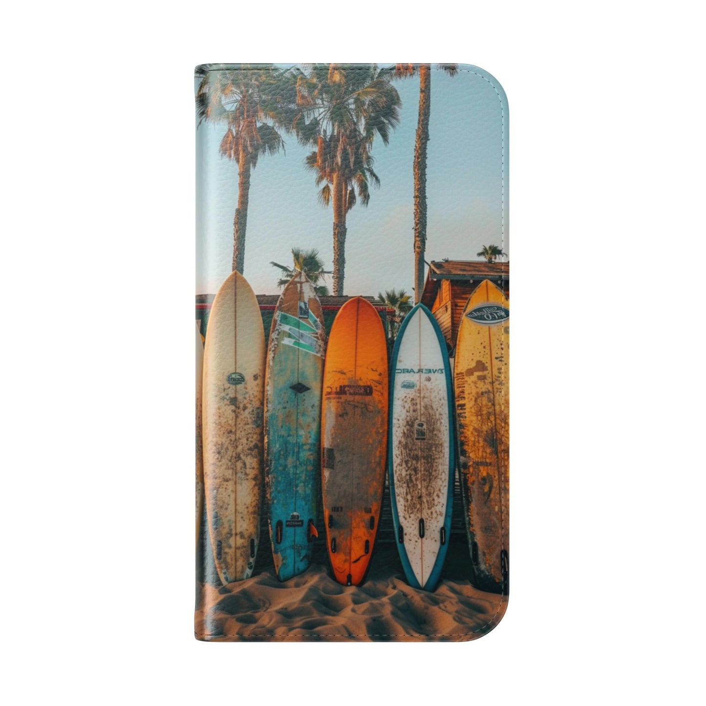 Beach Surfboards - Wallet Flip Case