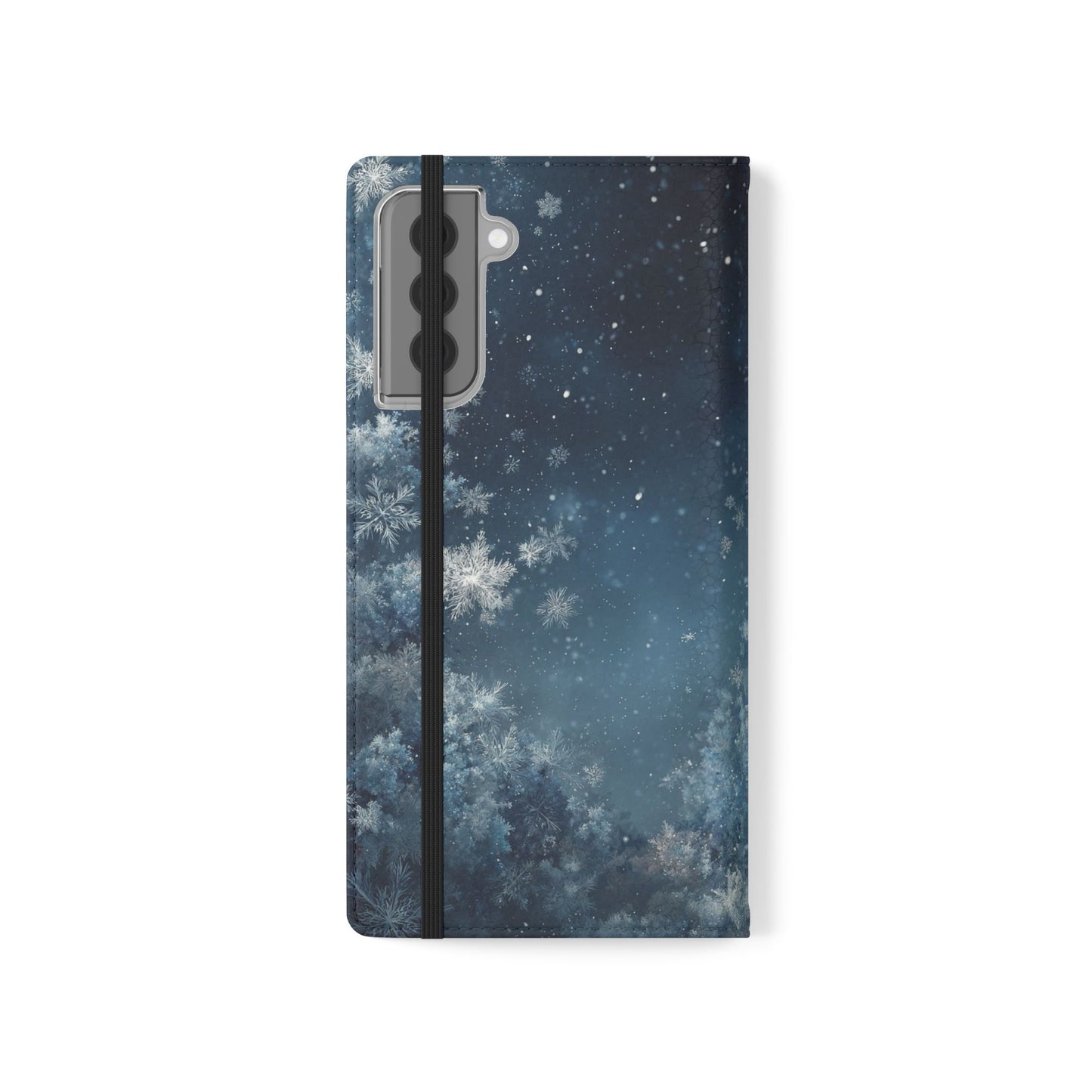 Winter Snowflakes - Wallet Flip Case