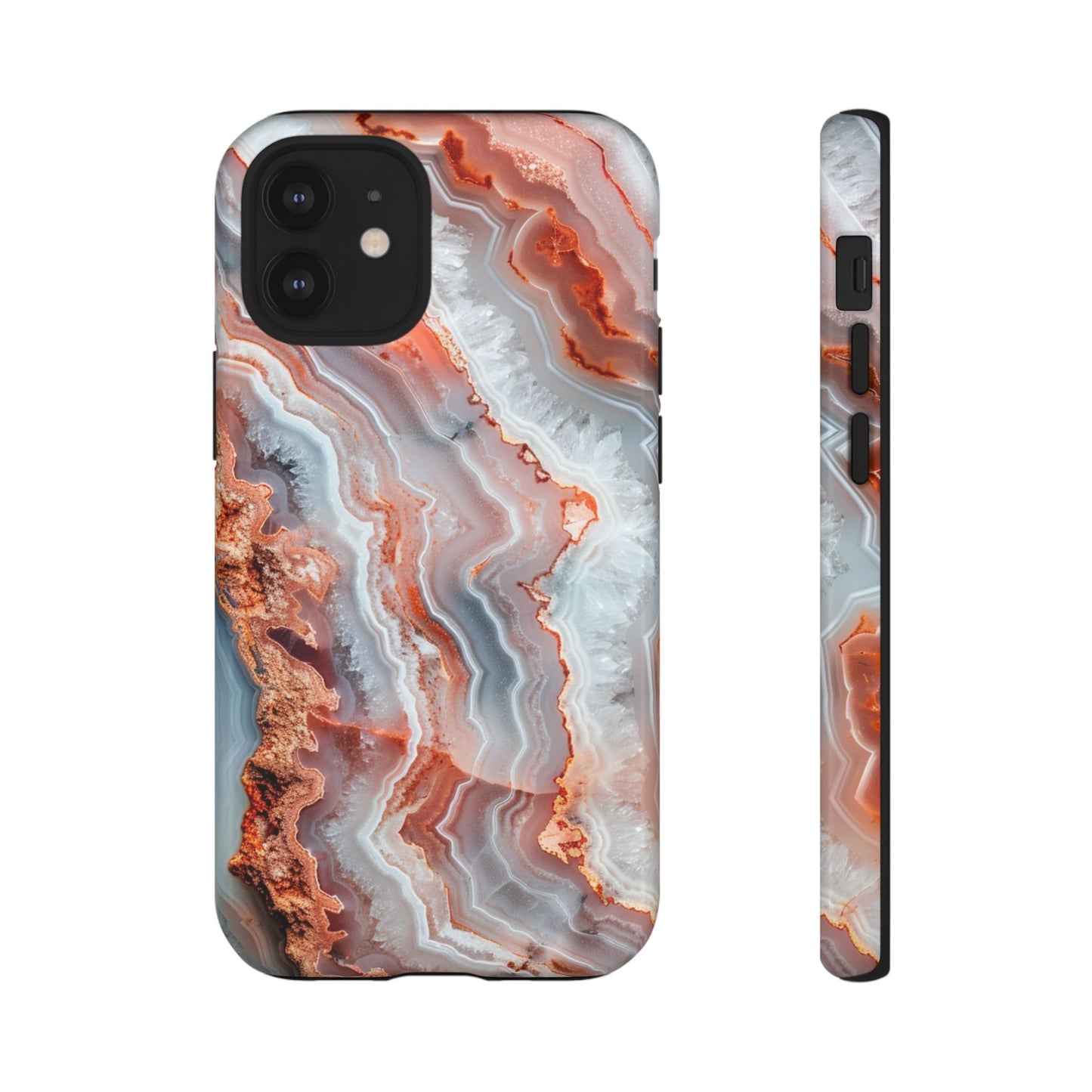 Rose Agate Currents – Tough iPhone Case