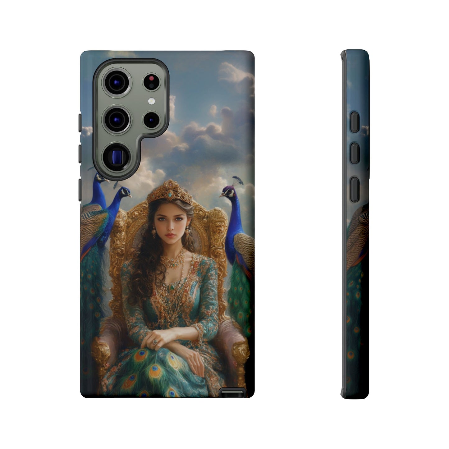 Hera Peacock Empress Golden Throne - Tough Samsung Galaxy Case