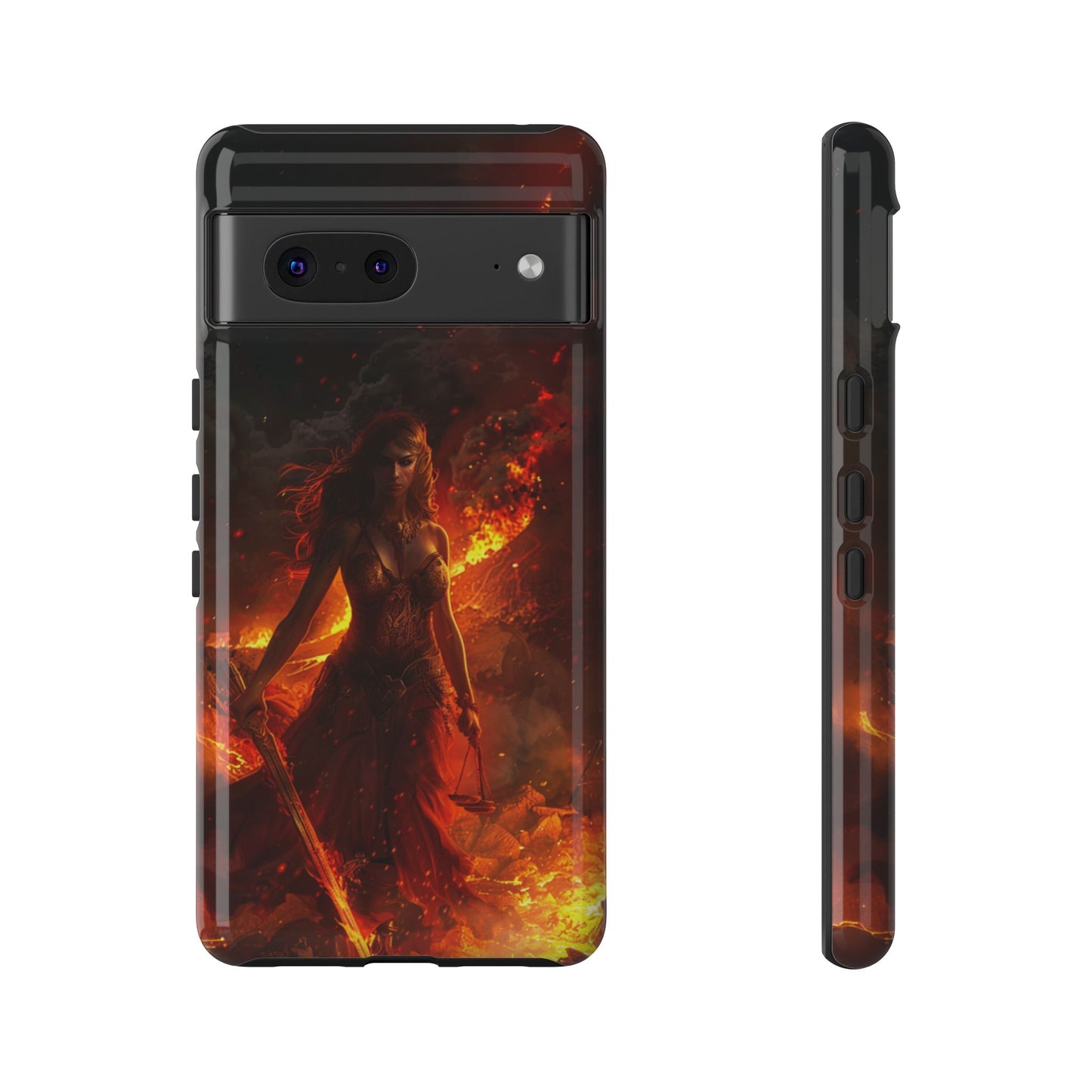 Fiery Goddess Nemesis Phone Case - iPhone, Google Pixel, Samsung Galaxy