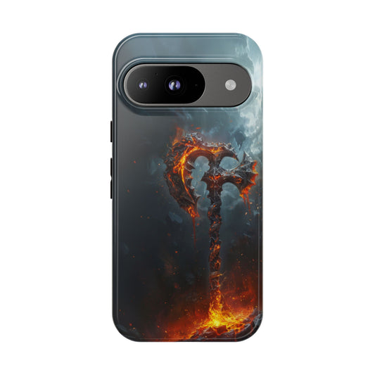 Molten War Axe - Tough Google Pixel Case