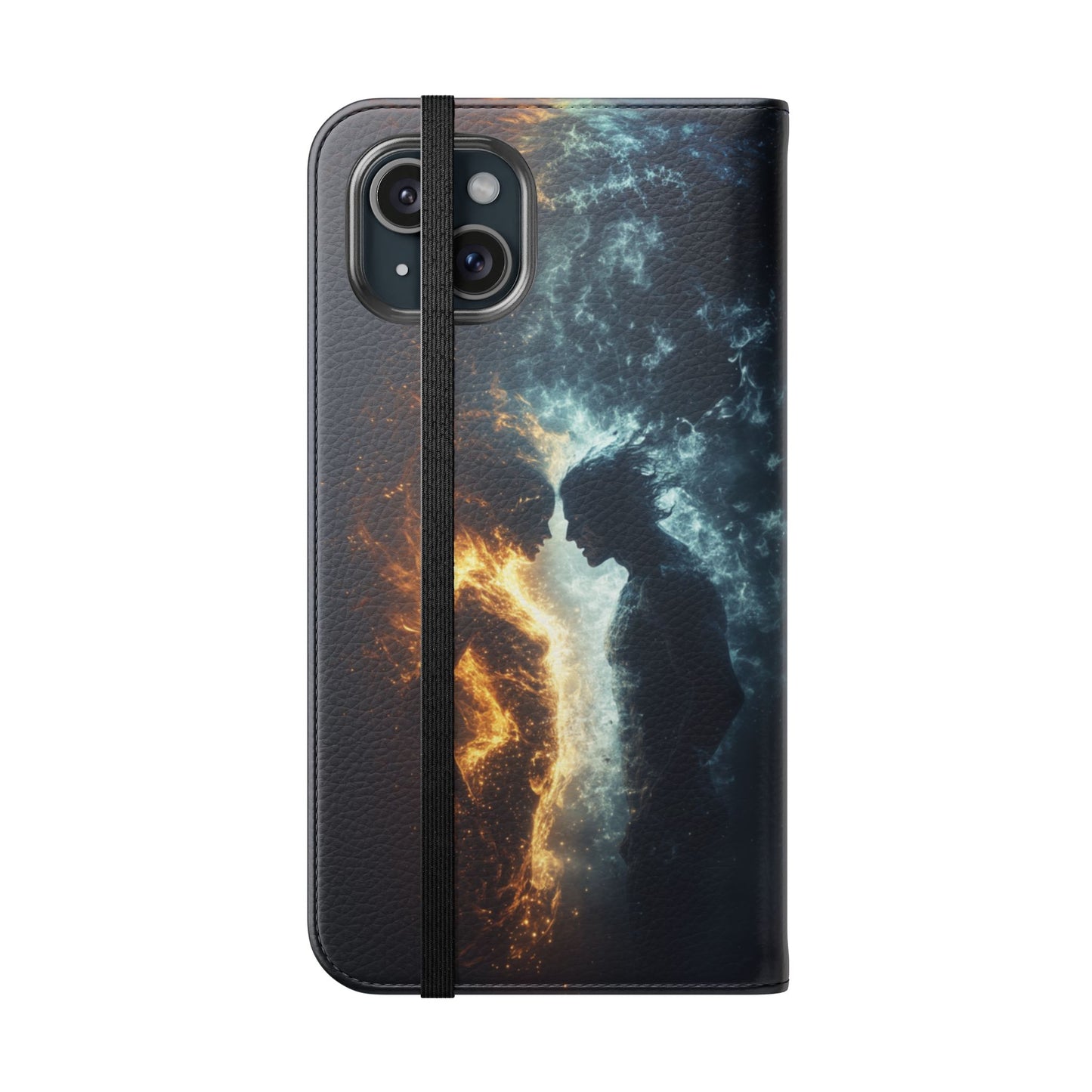 Fire & Frost Lovers - Wallet Flip Case