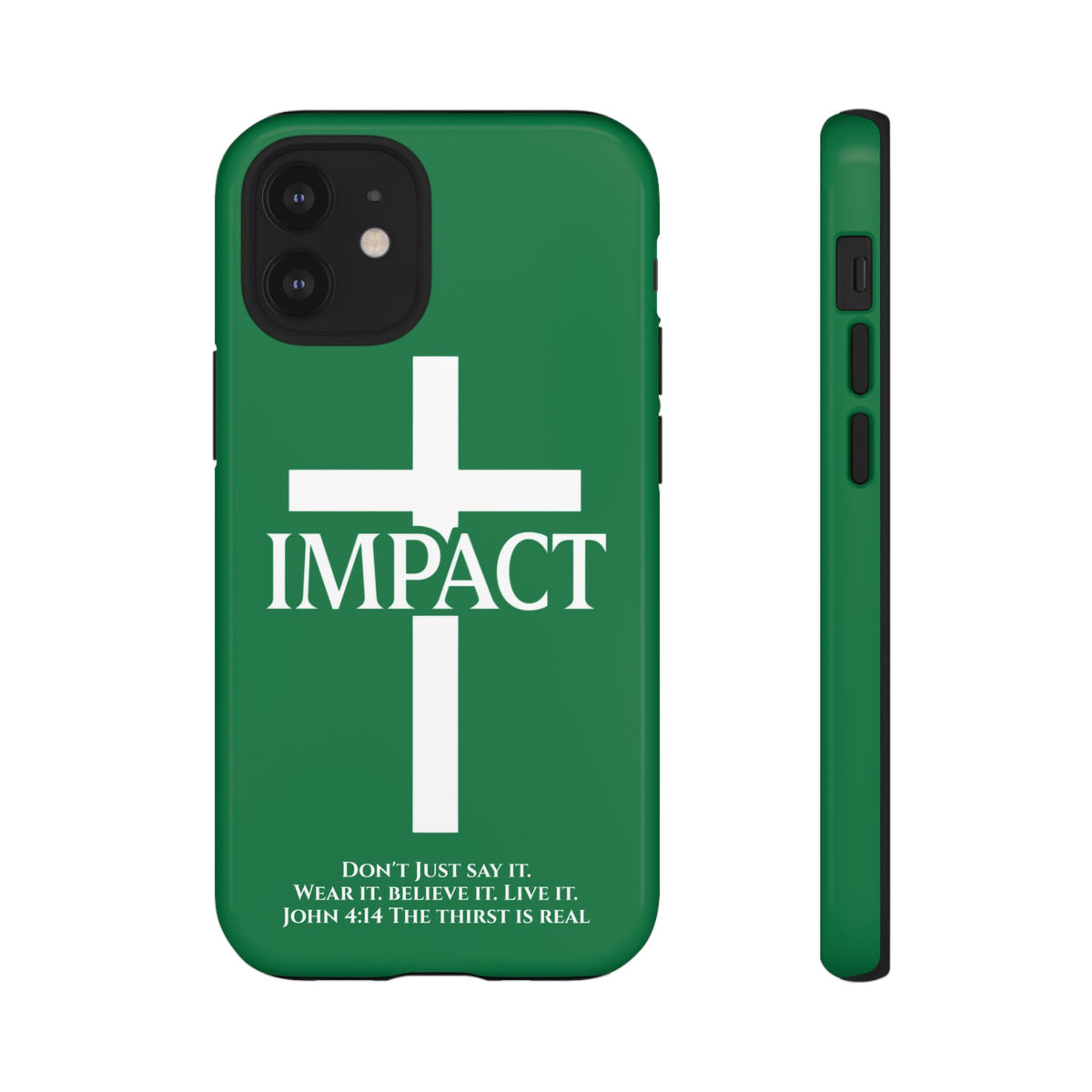 Impact Green - Tough iPhone Case