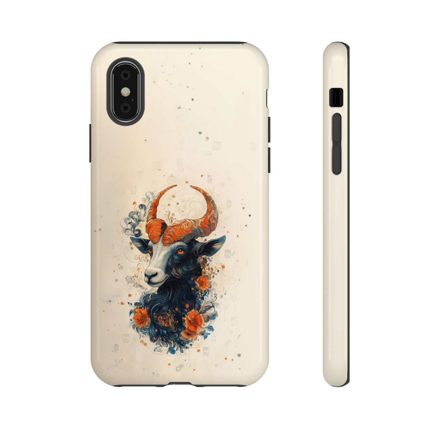Capricorn Celestial Goat - Tough iPhone Case
