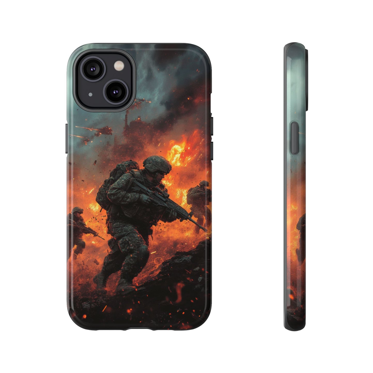 Epic Battlefield Soldier Phone Case - iPhone, Google Pixel, Samsung Galaxy