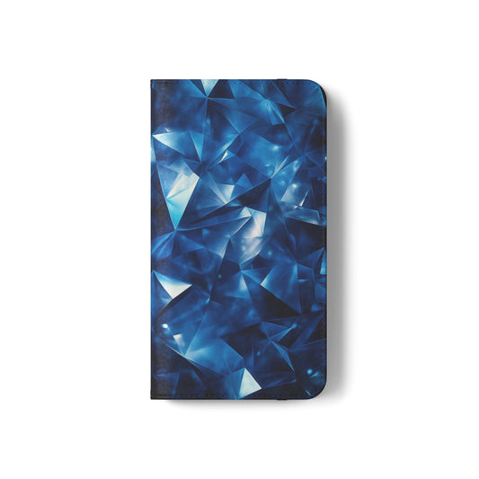 Sapphire Crystal Shards - Wallet Flip Case