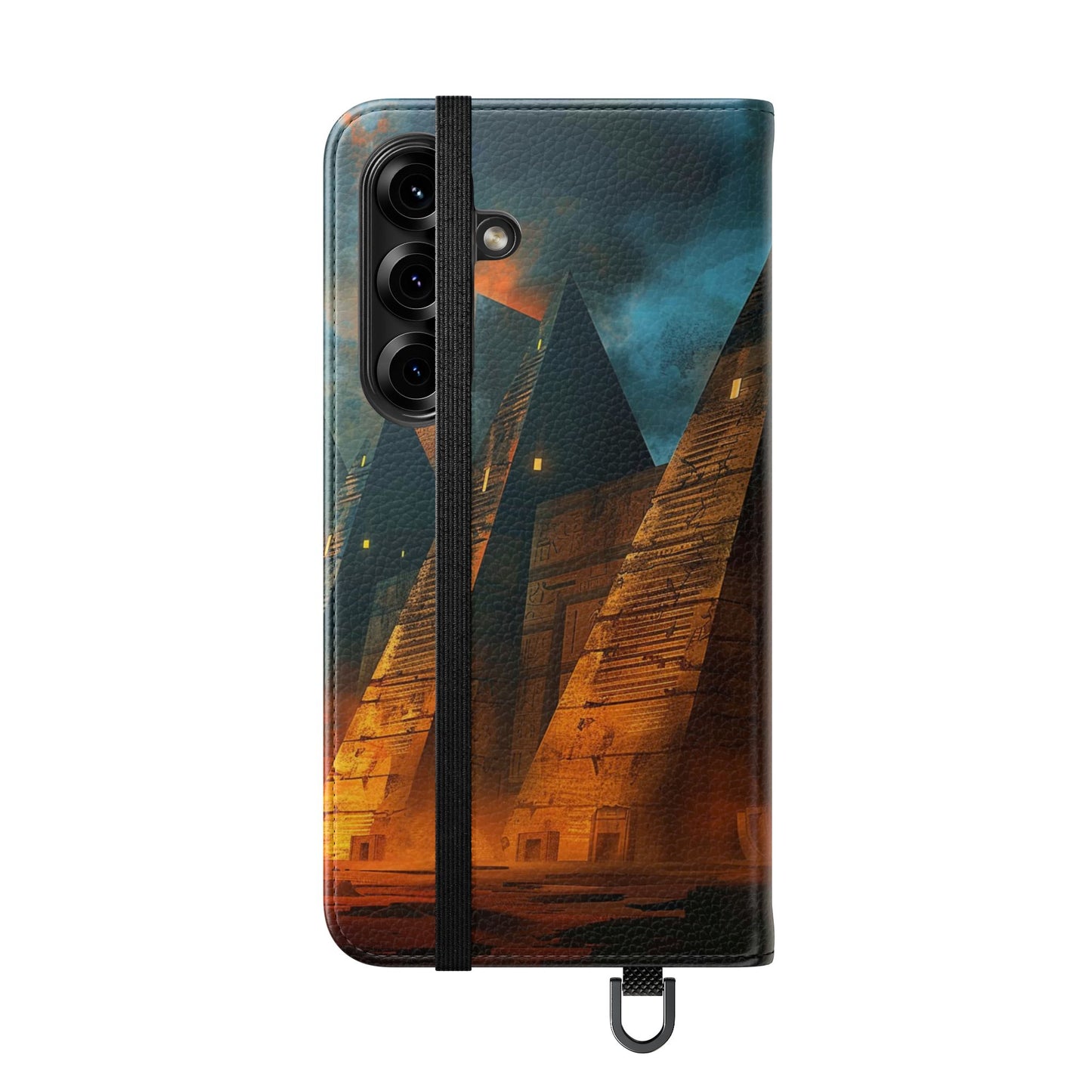 Ancient Egyptian Pyramids Sunset - Wallet Flip Case