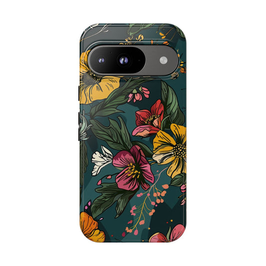 Vintage Floral Bloom – Tough Google Pixel Case