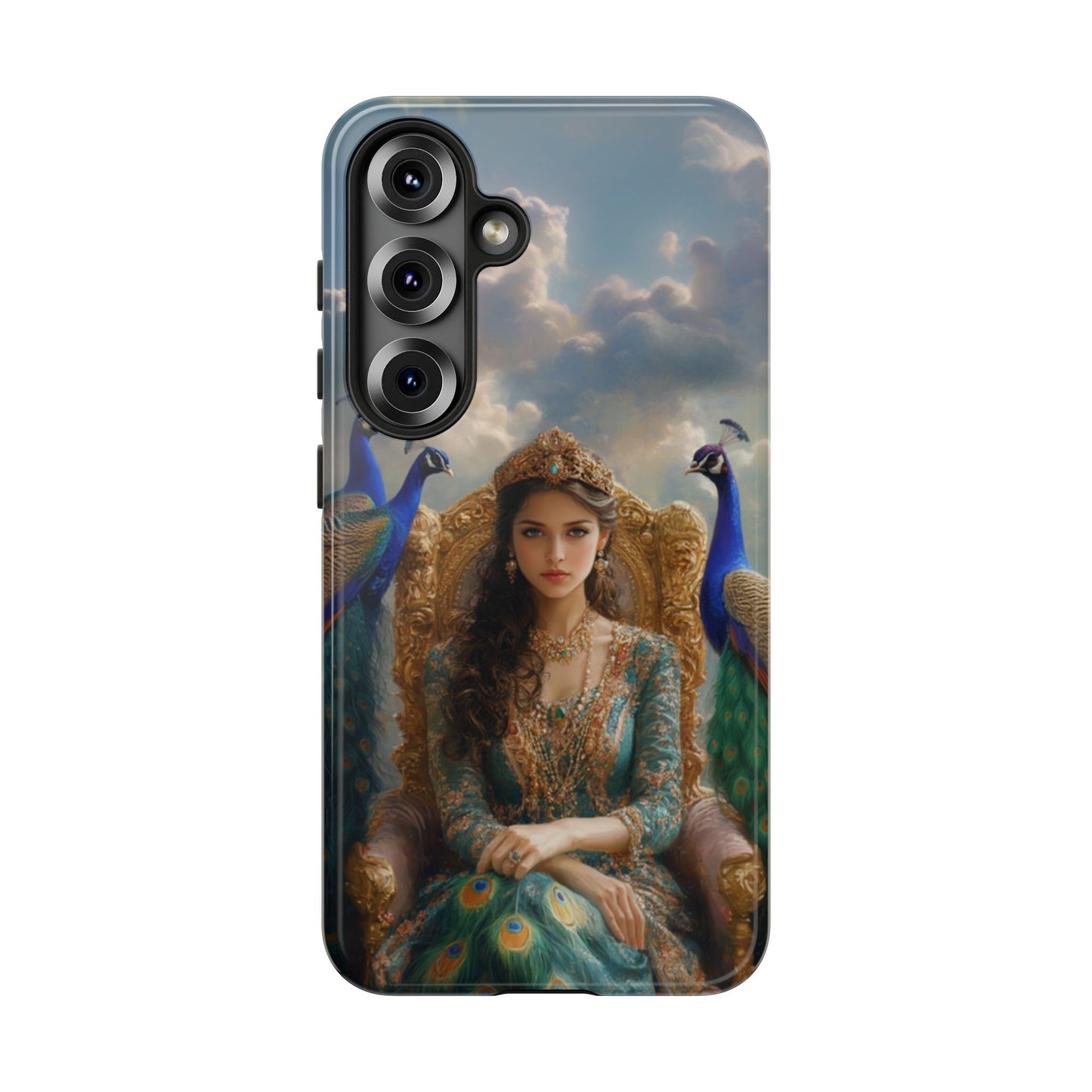 Hera Peacock Empress Golden Throne - Tough Samsung Galaxy Case