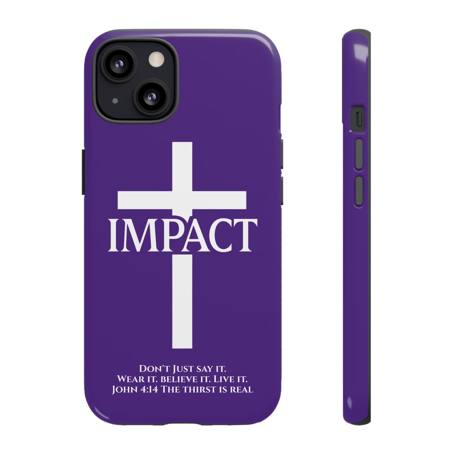 Impact Purple - Tough iPhone Case