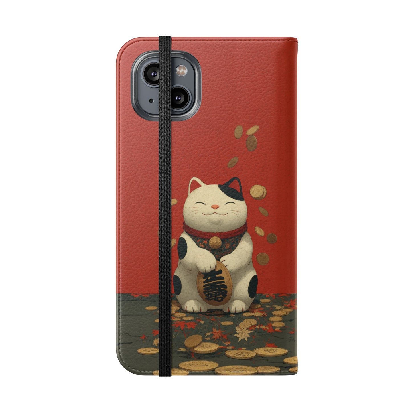Lucky Cat - Wallet Flip Case