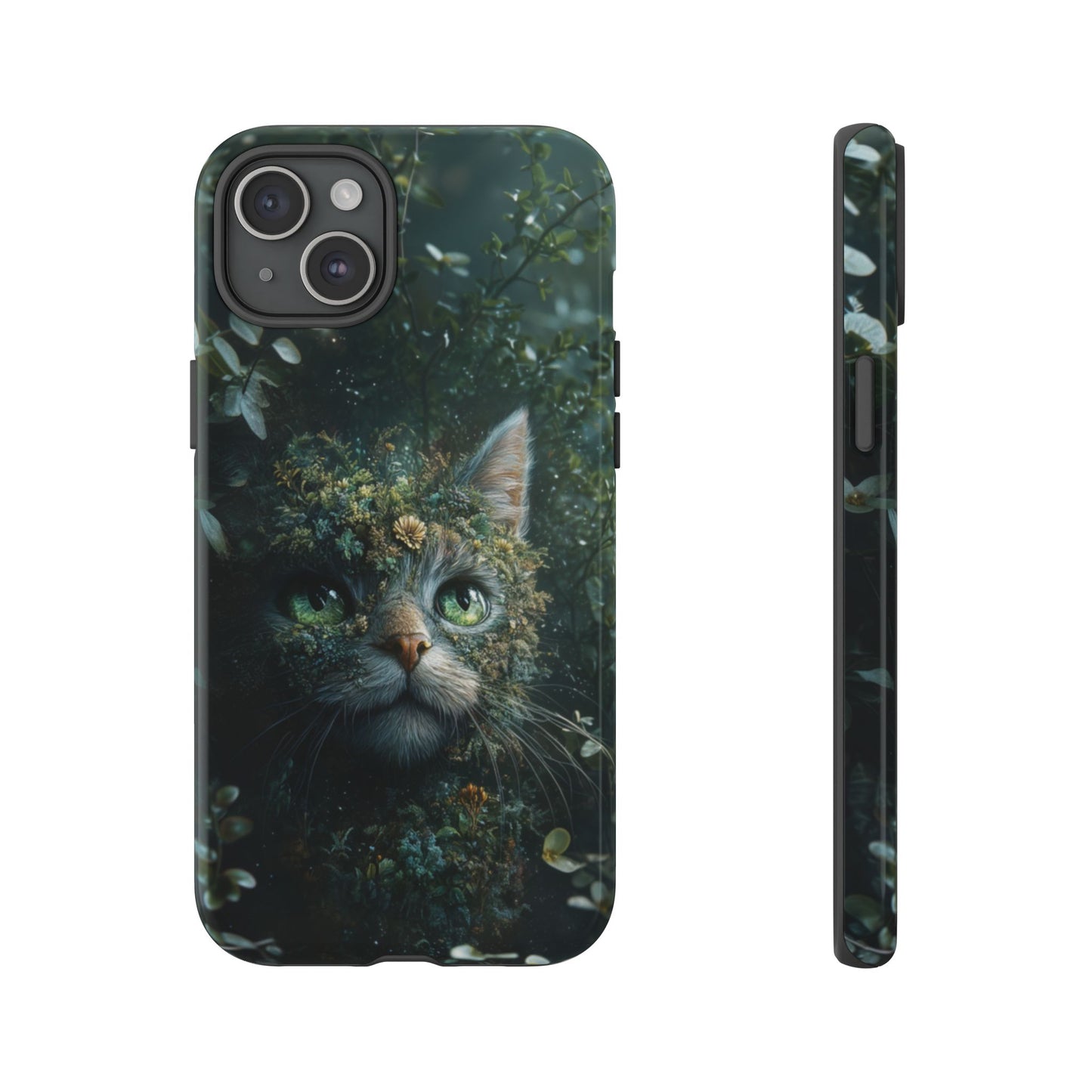 Forest Fantasy Cat Phone Case – iPhone, Google Pixel, Samsung Galaxy