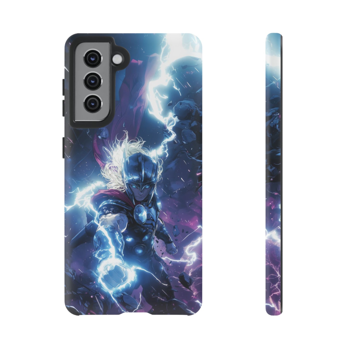 Lightning Fury: Thor Anime Action Phone Case - iPhone, Google Pixel, Samsung