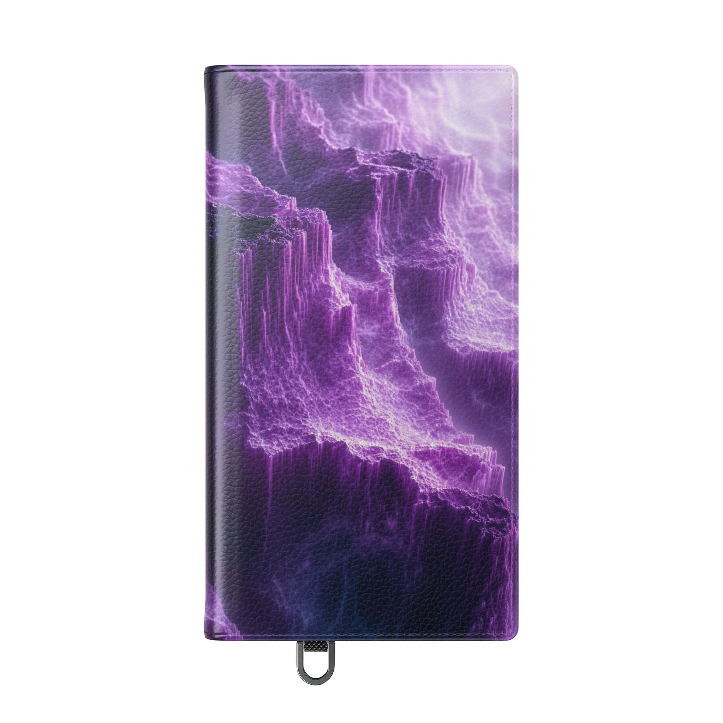 Purple Crystal Canyon - Wallet Flip Case