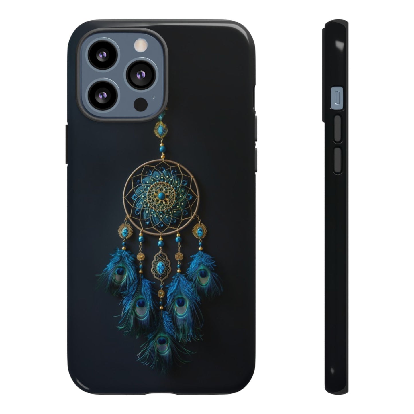 Peacock Feather Dreamcatcher - Tough iPhone Case
