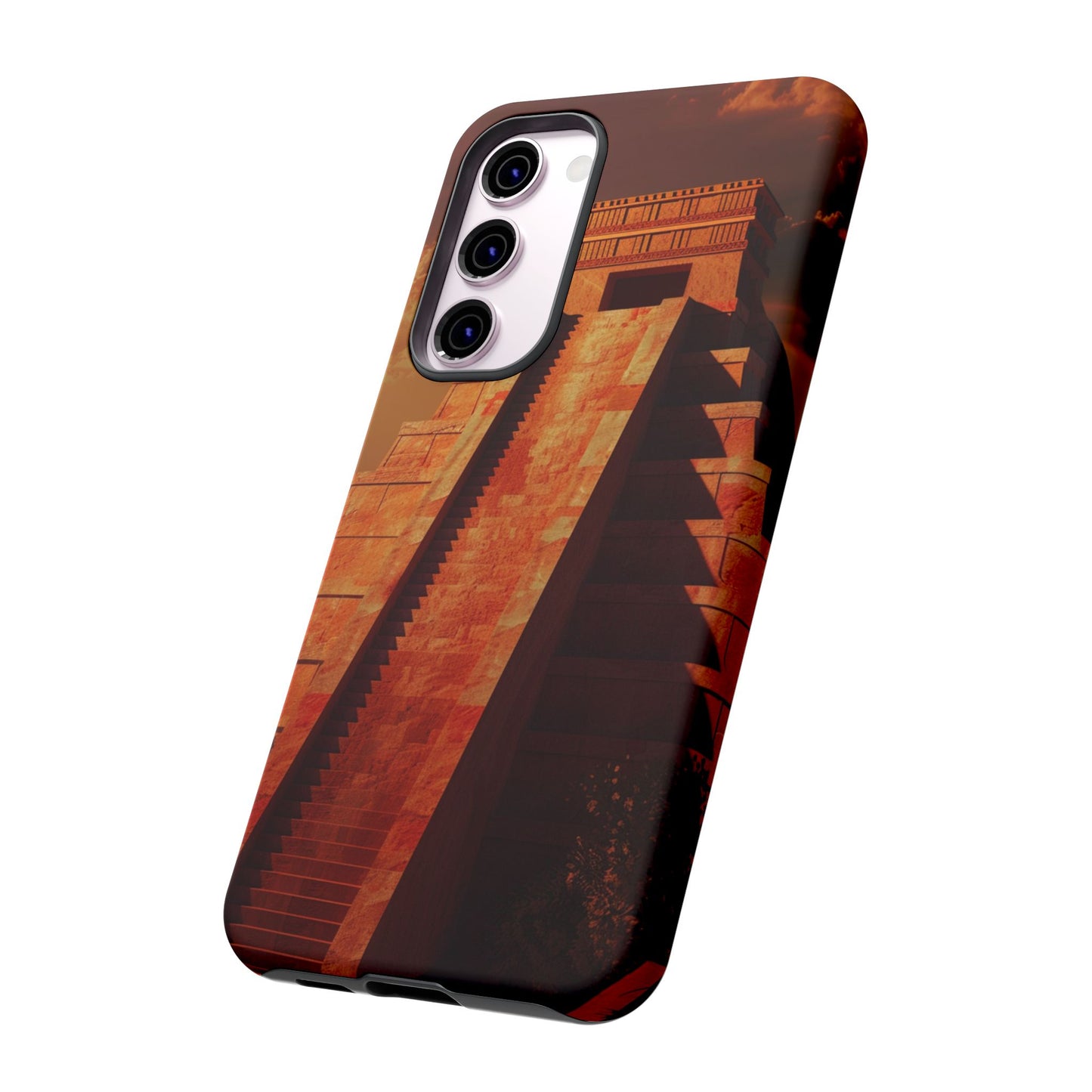 Mayan Pyramid Twilight Phone Case – iPhone, Google Pixel, Samsung Galaxy