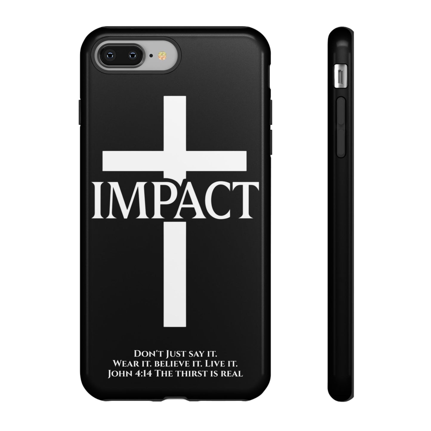 Impact Black/White - Tough iPhone Case
