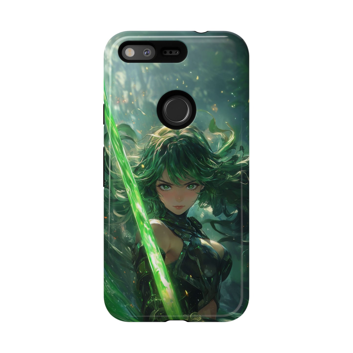 Emerald Blade Warrior – Tough Google Pixel Case