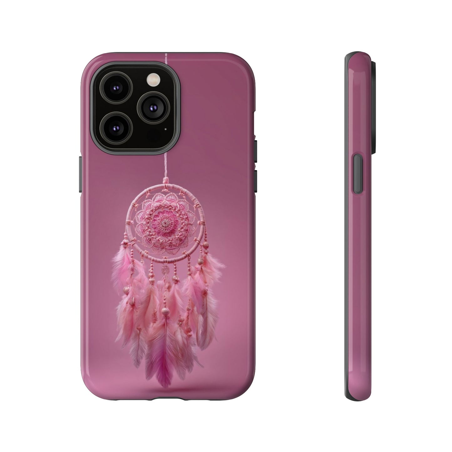 Pink Lace Dreamcatcher - Tough iPhone Case