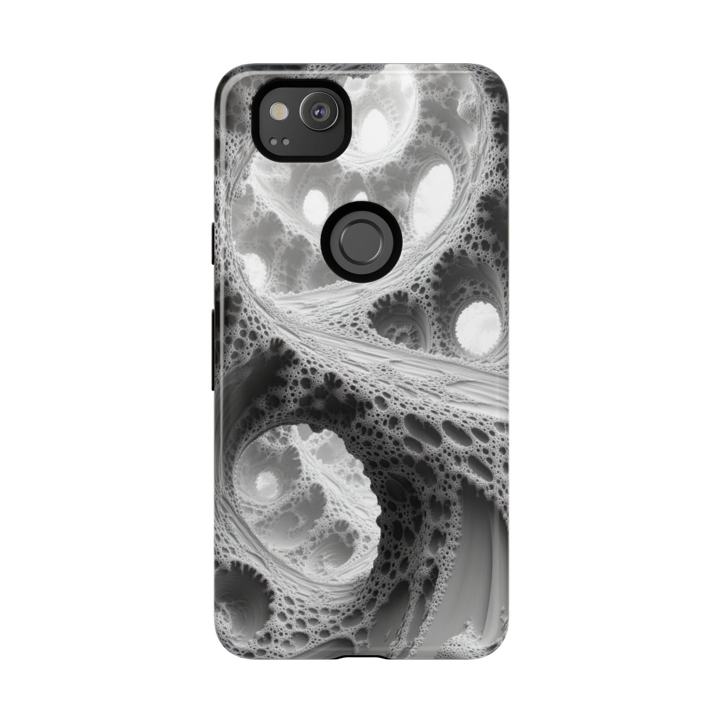 Monochrome Fractal – Tough Google Pixel Case